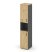 Шкаф высокий узкий SN.STU-107(L) (400х400х1982) (Антрацит/Тиквуд Светлый)