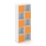 Стеллаж Locker Plus LK.K-008 798x350x1983 (Дуб Аризона)