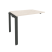 Наборный элемент рабочей станции на П-образном м/к Onix O.MP-1.NRS-1.7 980x720x750 (Тиквуд Темный/Белый Металл)