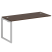 Проходной наборный элемент рабочей станции Metal System Style БО.ПРС-СП-1.4 1600x720x750 (Дуб Наварра/Серый металл)