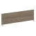 Экран боковой L1235мм Metal System Style Б.ЭКР-123 1235x18x348 (Дуб Наварра/Белый металл)