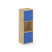 Стеллаж Locker Plus LK.K-001 408x350x1203 (Дуб Аризона)