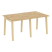 Стол переговорный на деревянных опорах Onix Wood OW.PRG-2.0 1560x980x750 (Тиквуд Светлый/Дуб Темный)