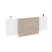 Царга стола руководителя Onix O.M-CSR-3 1140x450x54 (Дуб Аттик/Белый)