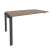 Наборный элемент рабочей станции на П-образном м/к Onix O.MP-1.NRS-3.8 1380x800x750 (Тиквуд Темный/Белый Металл)