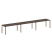 Рабочая станция на 3 раб. места Metal System Style БП.СМ-3.4 4800x720x750 (Дуб Наварра/Серый металл)