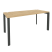 Стол рабочий на П-образном м/к Onix O.MP-SP-4.7 1580x720x750 (Тиквуд Темный/Белый Металл)