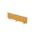 9БР.150.3 Барьер оргстекло, фронтальный (1000x4x400) (Orange)