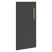 Дверь низкая левая Forta FLD 40-1(L) 396x18x766 (Белый премиум)