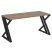 Стол рабочий VR.L-SRZ-4.7 1580x720x750 (Тиквуд Темный/Белый металл)