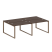 Рабочая станция Metal System Style БО.СМ-4.2 2400x1475x750 (Дуб Наварра/Серый металл)
