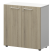 Шкаф низкий закрытый Кортез СМШ28F(Б) 792x362x811 (Кронберг/Белый)