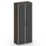 Шкаф высокий широкий Shift SK.ST-1.10R white (800x420x1977) (Дуб Мали-Стекло Black)
