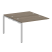 Проходной наборный элемент рабочей станции Metal System Style БП.ПРС-СП-2.2 1200x1475x750 (Дуб Наварра/Серый металл)