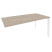 Стол-приставка на П-образном м/к к опорным элементам Onix O.MP-SPR-4.8 1580x800x750 (Тиквуд Светлый/Белый Металл)