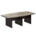 Стол для переговоров Morris MCT 2412 2400x1200x750 (Дуб Базель/Белый)