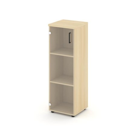 Шкаф средний узкий SN.STU-205(L) (400х400х1203) (Акация Лорка/Прозрачный)