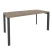 Стол рабочий на П-образном м/к Onix O.MP-SP-4.7 1580x720x750 (Тиквуд Темный/Белый Металл)
