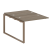 Проходной наборный элемент рабочей станции Metal System Style БО.ПРС-СП-2.1 1000x1475x750 (Дуб Наварра/Серый металл)