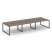 Рабочая станция 2-х сторонняя SN-6O.DRS-061 (2940х1232х750) (Тиквуд Светлый/Металл Антрацит)