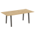 Стол переговорный на деревянных опорах Onix Wood Direct OW.PRG-19 1980x980x750 (Тиквуд Темный/Дуб Светлый)