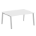 Стол для переговоров (1 столешница) на А-образном м/к Metal System Style БА.ПРГ-1.4 1600x1235x750 (Дуб наварра/Серый металл)