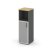 Шкаф средний узкий SN.STU-203(L) (400х400х1203) (Антрацит/Тиквуд Светлый/Сатин)