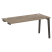Стол-приставка к опорным элементам на деревянных опорах Onix Wood OW.SPR-4.7 1580x720x750 (Тиквуд Светлый/Дуб Темный)