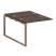 Проходной наборный элемент рабочей станции Metal System Style БО.ПРС-СП-2.1 1000x1475x750 (Дуб Наварра/Серый металл)