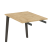 Брифинг-приставка на деревянных опорах Onix Wood Direct OW.BR-9 980x720x750 (Тиквуд Темный/Дуб Светлый)