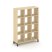 Каркас стеллажа 4 яруса SN.KS-430 (1121х400х1615) (Антрацит/Тиквуд Светлый/Металл Антрацит)