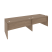 Рабочая станция Onix O.RS-2.3.8 2760x800x750 (Тиквуд Светлый)