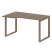 Стол криволинейный левый Metal System Style БО.СА-2 Л 1400x900x750 (Дуб Наварра/Серый металл)