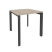 Стол рабочий на П-образном м/к Onix O.MP-SP-0.8 780x800x750 (Тиквуд Темный/Белый Металл)