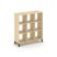 Каркас стеллажа 3 яруса SN.KS-330 (1121х400х1248) (Антрацит/Тиквуд Светлый/Металл Антрацит)