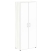 Шкаф для документов со стеклом белым LT.ST-1.10 R White (Вяз Благородный)