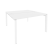 Рабочая станция на П-образном м/к Onix O.MP-D.RS-2.3.7 1380x1475x750 (Тиквуд Темный/Белый Металл)
