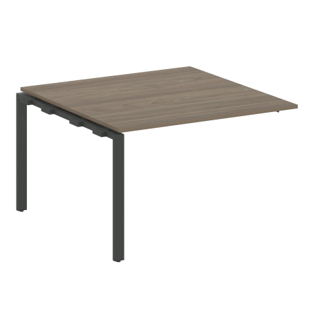 Проходной наборный элемент переговорного стола Metal System Style БП.ППРГ-2 1200x1235x750 (Вяз/Антрацит металл)