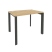 Стол рабочий на П-образном м/к Onix O.MP-SP-1.7 980x720x750 (Тиквуд Темный/Белый Металл)