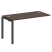 Проходной наборный элемент рабочей станции Metal System Style БП.ПРС-СП-1.3 1400x720x750 (Дуб Наварра/Серый металл)
