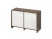 Тумба для документов Festus FI-12-02.G 1222x460x806 (Хромикс Белый/Камень Пьетра Гриджиа черный)