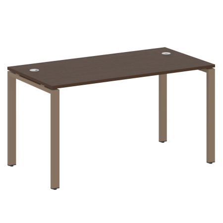 Стол письменный Metal System Style БП.СП-3 1400x720x750 (Венге Цаво/Мокко металл)