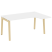 Стол эргономичный правый на деревянных опорах Onix Wood OW.SA-4R 1580x1180x750 (Тиквуд Светлый/Дуб Темный)