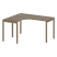 Стол криволинейный левый Metal System Style БП.СА-3 Л 1400x1200x750 (Дуб Наварра/Серый металл)