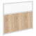 Перегородка комбинированная 1150 Rand RP115SG140 1400x22x1150 (Дуб Сонома светлый)