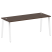 Стол письменный Metal System Style БА.СП-5 1800x720x750 (Дуб Наварра/Серый металл)