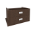 Блок ящиков боковой Maris SH.YB-4 671x478x370 (Дуб Аттик)