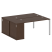 Рабочая станция с опорным шкафом-купе Metal System Style БП.РС-СШК-1.3 1810x1475x750 (Дуб Наварра/Серый металл)