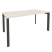 Стол рабочий на П-образном м/к Onix O.MP-SP-4.8 1580x800x750 (Тиквуд Темный/Белый Металл)
