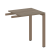 Приставной элемент Metal System Style БП.ПР-1 600x600x750 (Дуб Наварра/Серый металл)